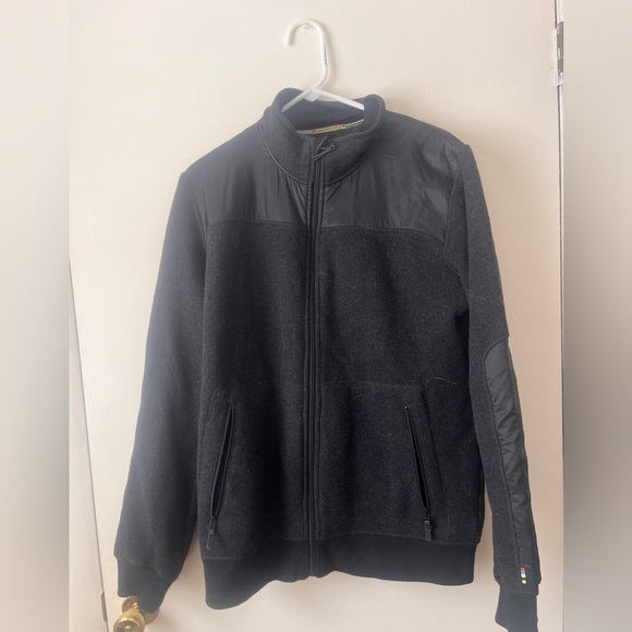 Smartwool Other - Smartwool Men’s Bomber Wool Jacket Large Black